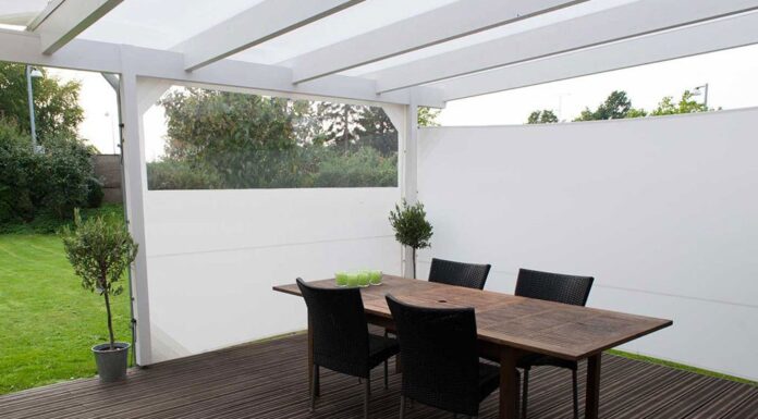 Læsejl beskytter både mod vind og regn og skaber læ og privatliv